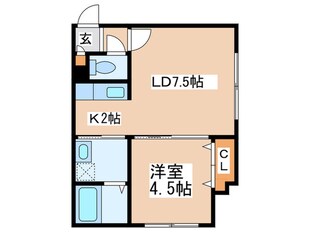 アイルＶ・Ⅰ・Ｐの物件間取画像